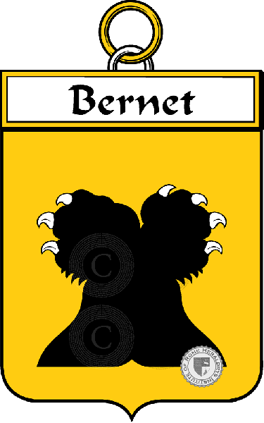 Brasão da família Bernet