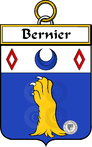 Coat of arms of family Bernier