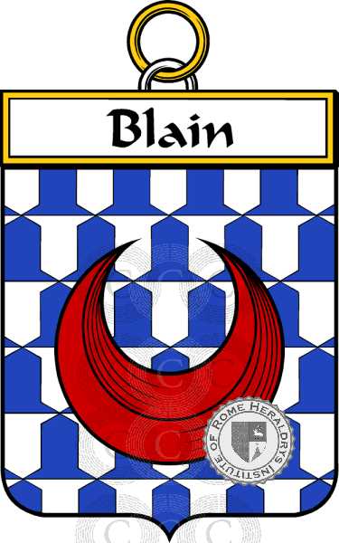 Brasão da família Blain