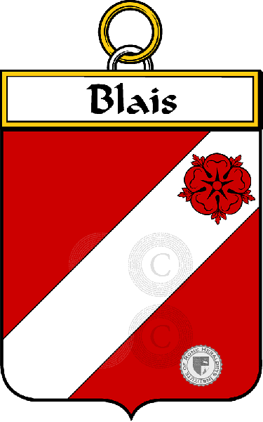 Escudo de la familia Blais