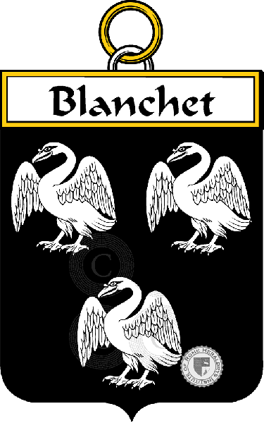 Coat of arms of family Blanchet