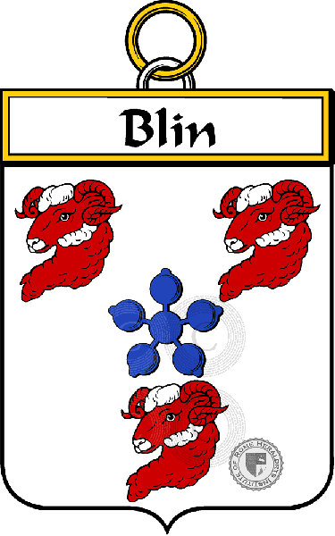 Coat of arms of family Blin