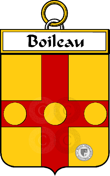 Coat of arms of family Boileau