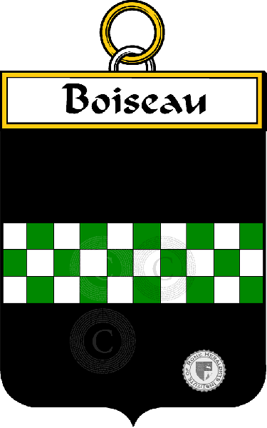 Coat of arms of family Boiseau