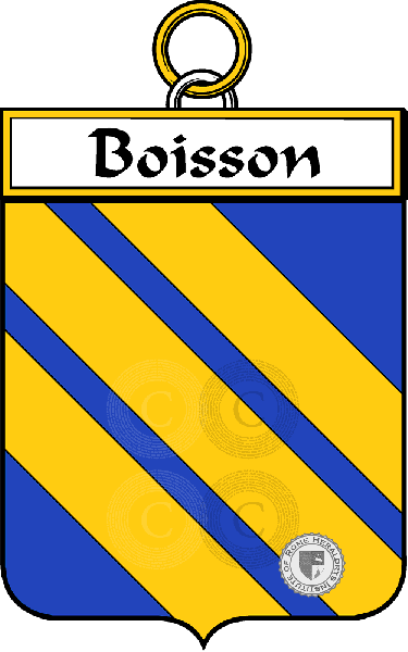 Escudo de la familia Boisson