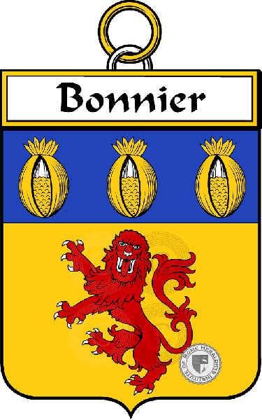 Coat of arms of family Bonnier