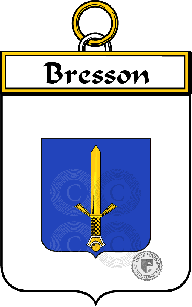 Brasão da família Bresson