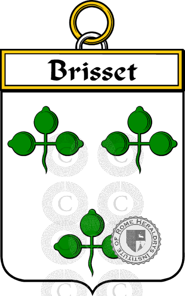 Coat of arms of family Brisset