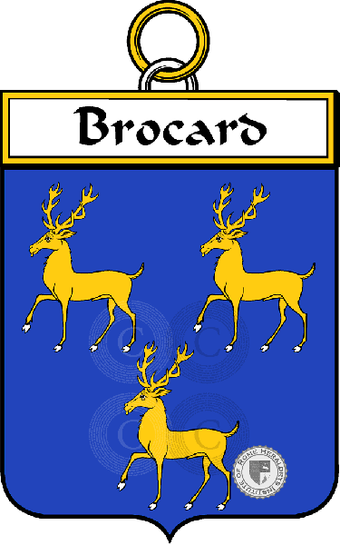 Coat of arms of family Brocard