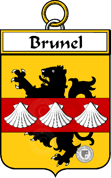 Escudo de la familia Brunel
