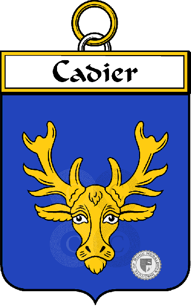 Coat of arms of family Cadier