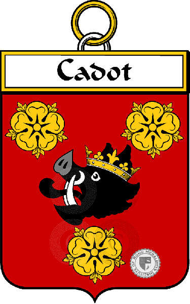 Coat of arms of family Cadot