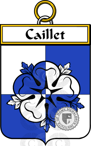 Coat of arms of family Caillet