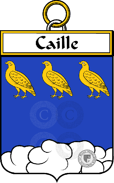 Escudo de la familia Caille