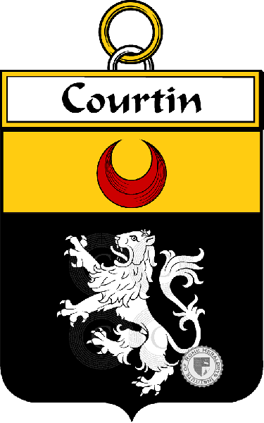Escudo de la familia Courtin