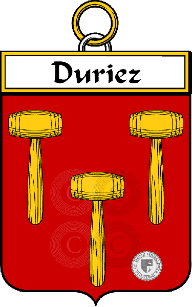 Coat of arms of family Duriez