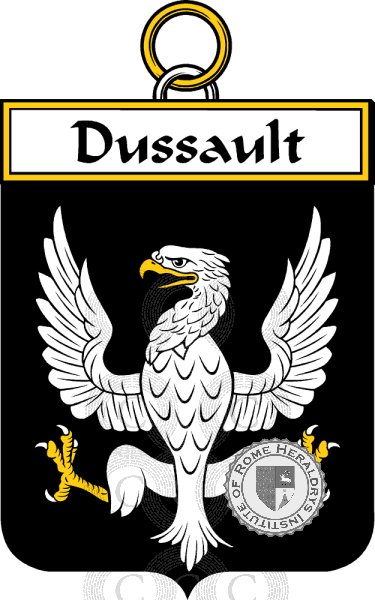 Brasão da família Dussault (Sault du)