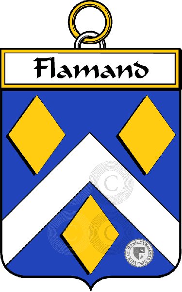 Brasão da família Flamand
