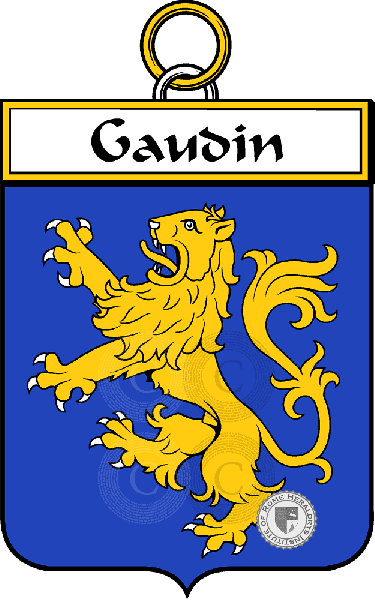 Brasão da família Gaudin