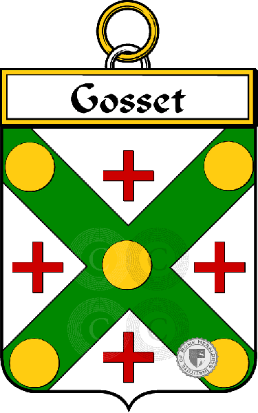 Wappen der Familie Gosset