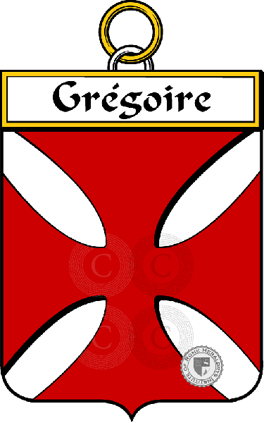 Coat of arms of family Grégoire
