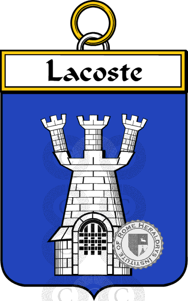 Brasão da família Lacoste