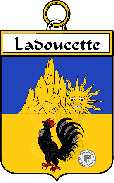 Escudo de la familia Ladoucette