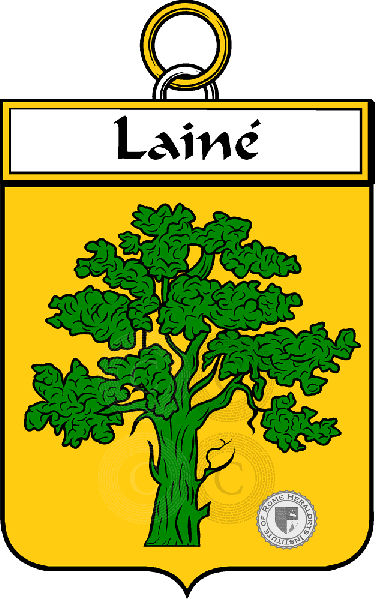 Escudo de la familia Lainé