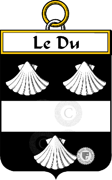 Escudo de la familia Le Du (Du le)