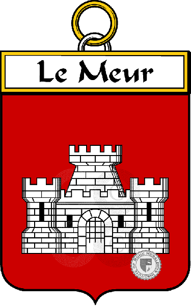 Brasão da família Le Meur (or Meur)