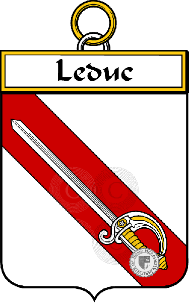 Wappen der Familie Leduc (Duc le)