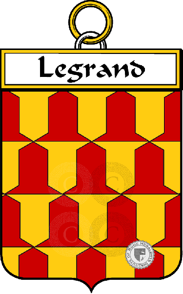 Wappen der Familie Legrand (Grand le)