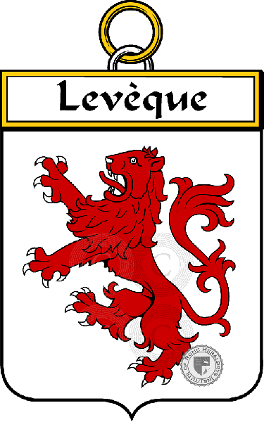Escudo de la familia Levèque (Evèque l