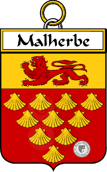 Escudo de la familia Malherbe