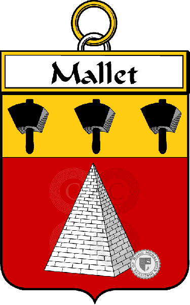 Escudo de la familia Mallet