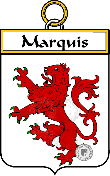 Coat of arms of family Marquis
