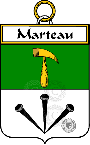 Escudo de la familia Marteau