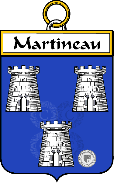 Coat of arms of family Martineau