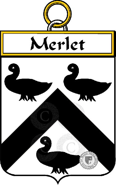 Escudo de la familia Merlet