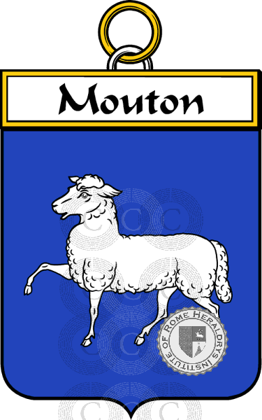 Coat of arms of family Mouton