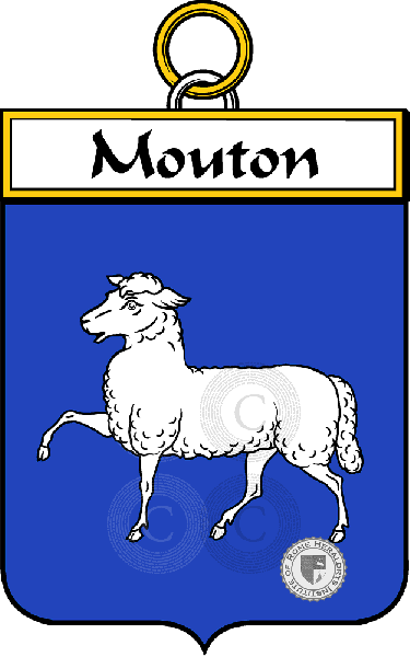 Escudo de la familia Mouton