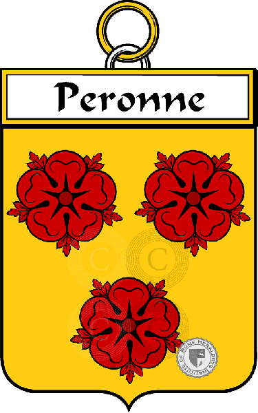 Coat of arms of family Peronne