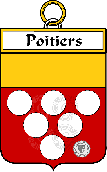Coat of arms of family Poitiers