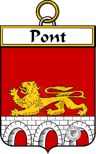 Coat of arms of family Pont (du)