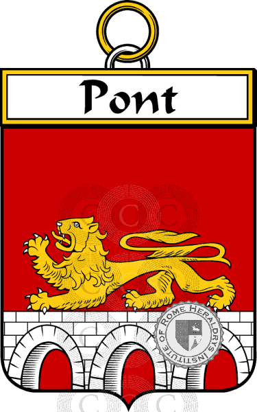 Coat of arms of family Pont (du)