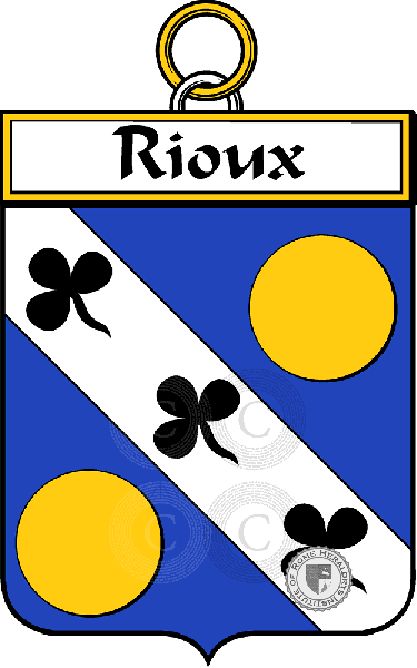 Brasão da família Rioux