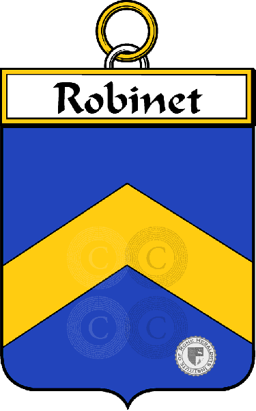 Coat of arms of family Robinet