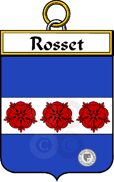 Wappen der Familie Rosset
