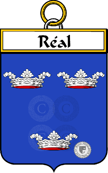 Coat of arms of family Réal