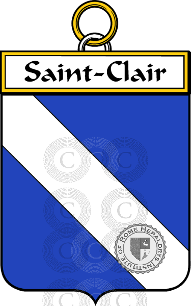 Coat of arms of family Saint-Clair